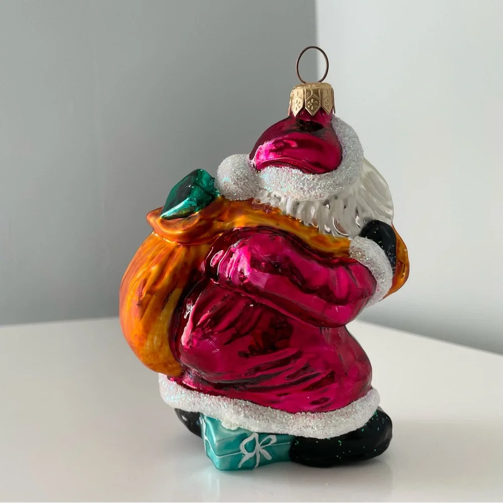 Santa with Sack of Gifts Ornament by Christopher Radko